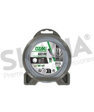 fil nylon rond alu line ozaki pour débroussailleuse 2,50mm x 15 M
