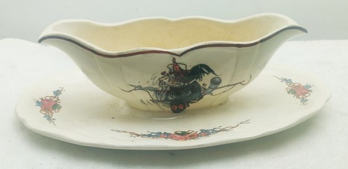Belle saucière faïence - en,