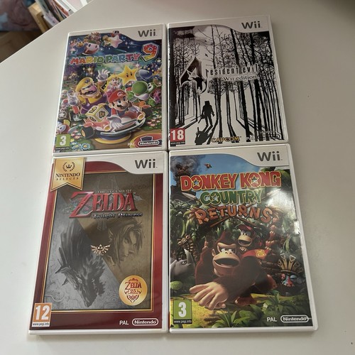Lot jeux nintendo wii mario - lot,