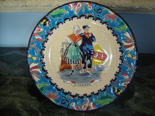 Superbe assiette émaux - superbe,