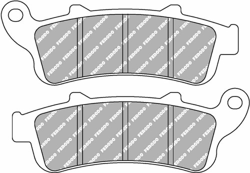 Paire plaquettes frein - plaquettes,