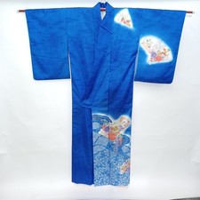 Robe kimono vintage soie - robe, en