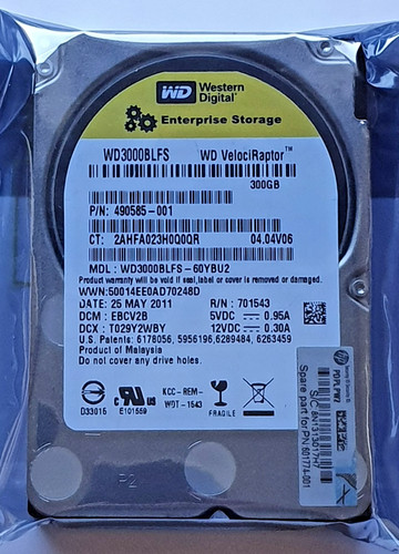 Disque dur 300 sata western - go,
