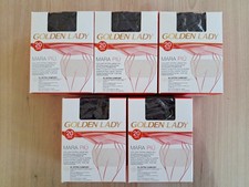 LOT DE 5 COLLANTS EXTRA LARGE 20 DEN GOLDEN LADY TAILLE XXL COULEUR FUMO