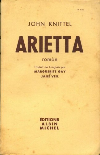 Arietta john knittel - -,