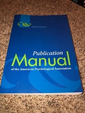 Publication Manual of the APA