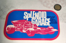 Autocollant/Sticker  formule 1   SPLENDID GARAGE (GRENOBLE)