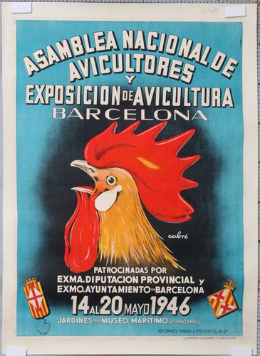 Affiche ancienne exposicion - affiche, de