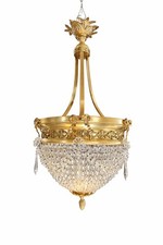 Lustre corbeille en French