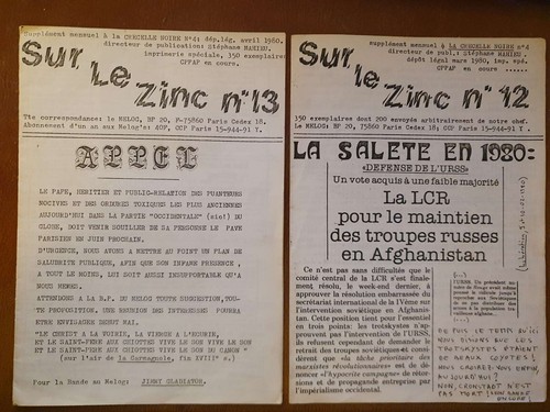 Sur zinc et 13 - sur,
