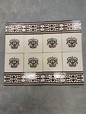 Lot de 8 Anciens Carreaux 8