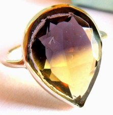 Bague amétrine précieuse - bague, en