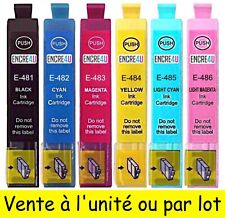 ENCRE4U - Cartouches d'encre compatibles : T0487 XL HIPPOCAMPE ( non OEM Epson )