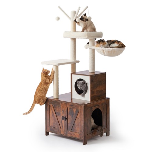 Arbre chat avec armoire - arbre,