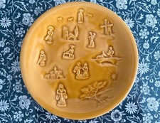 Lot de 10 assiettes dessert céramique (faience) Proceram Aubagne motifs santons