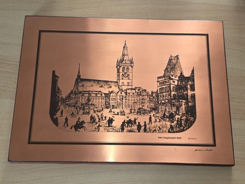 Ancienne plaque gravure - , en