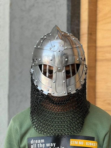 Casque viking guerrier avec