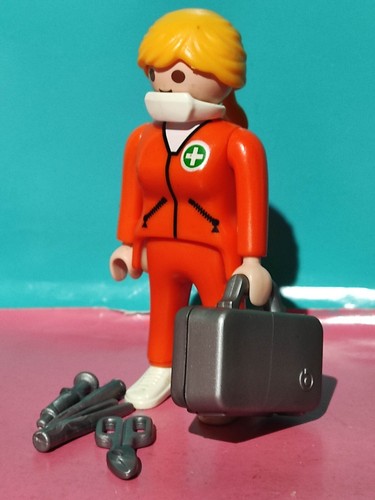 Playmobil figurine médecin - figurine,