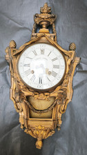 Pendule Cartel bronze XVIIIe