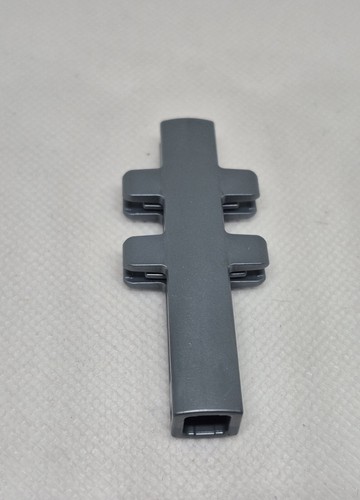 Poteau gris fixation vitre - poteau,