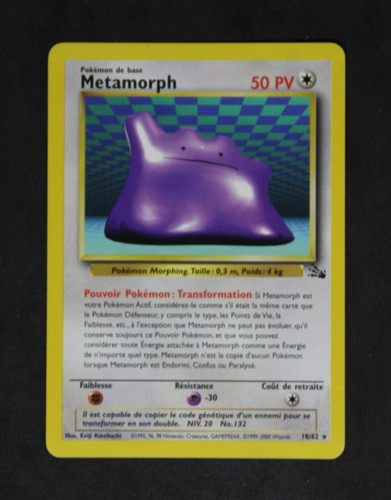 Carte pokemon métamorph - pokemon, 18-62