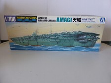 maquette porte avions japonais amagi 1/700 aircraft carrier aoshima  water line