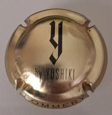 Capsule de Champagne POMMERY  By Yoshiki n°120 Or Et Noir Rare
