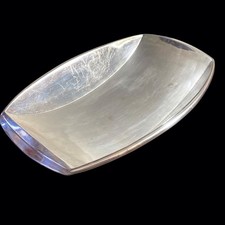 Rare Plat De Service Moderniste GALLIA CHRISTOFLE Dlg De Léo Sabatini