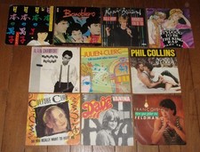 Lot 3 de 30 vinyles 45 tours années 70 / 80