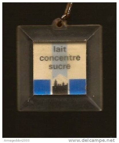 Porte cles inclusion lait - 02,