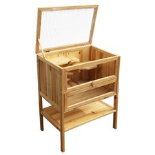 Cage pour Hamster Clapier pour petits animaux Abri pour rongeurs Hamster Bois