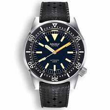 Montre De Plongée Automatique Suisse Polie Squale 1521MIL.HT En Caoutchouc