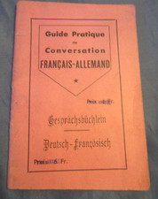 LIVRE ANCIEN : GUIDE PRATIQUE DE CONVERSATION Français-Allemand - J. RENAUX,1940