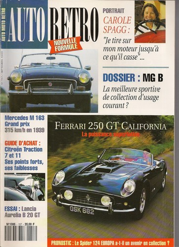 Auto retro 157 mgb - 157, 1962