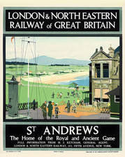 Affiche de voyage rétro style