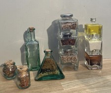 Ensemble Lot Tour À Épices et Condiments en Verre Décoration Cuisine