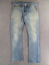 Jean Baggy Relaxed Levi's 501 W33 L34 Bleu Lightwash Streetwear Skate Button Fly