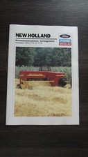 CATALOGUE/BROCHURE FORD NEW HOLLAND RAMASSEUSES-PRESSES RECTANGULAIRES