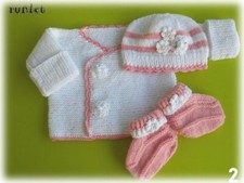 ensemble brassière bébé fille naissance,brassiere bonnet chausson