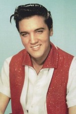 ELVIS PRESLEY Personnages Célèbres Chanteurs et Musiciens Vintage Carte Postale 