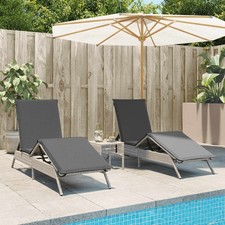 Chaises longues lot de 2 avec
