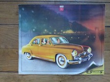 AUTOMOBILIA SIMCA ARONDE 9 plaquette publicitaire illustrée