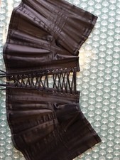 corset noir made in england 22inch 56 cm