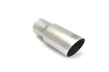 Embout de silencieux de tuyau d'échappement universel rond 80 mm longueur 120...