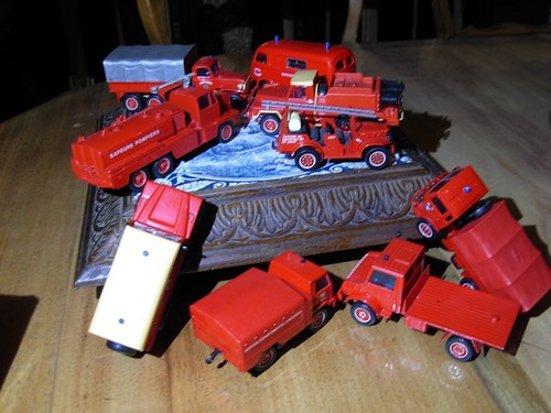 Lot voitures de pompiers - lot,