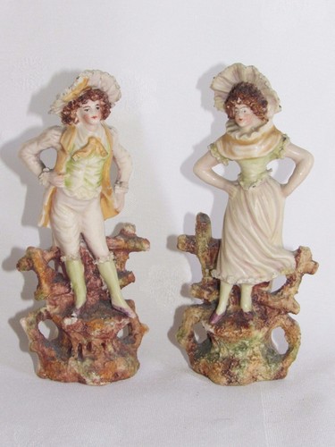 07d27 ancien couple figurines - 07d27,
