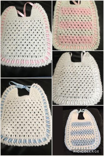 Bavoir bébé romany crochet - bavoir,