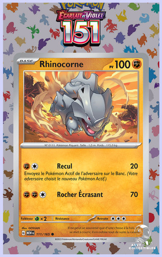 Rhinocorne 111 165 commune - 111/165,