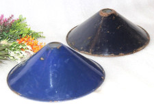 Abat-Jour Électrique En Émail En Fer Vintage Décoratif Original - 13510