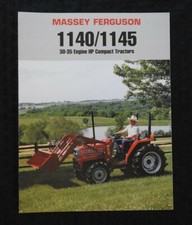 Brochure Du Tracteur Massey-Ferguson "MF 1140 1145 30-35 Ch" Excellent